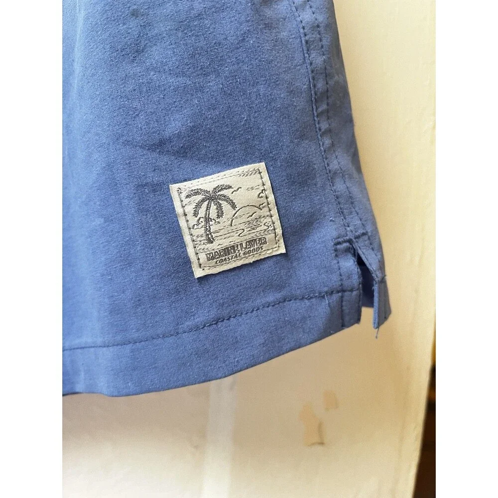 Marine Layer Lined Sport And Swim Short 6’’ XL Blue Beach Summer Workout Running